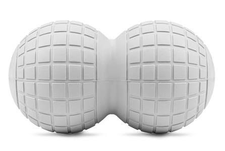 Dvojitý masážní míček EVA šedý Hop-Sport