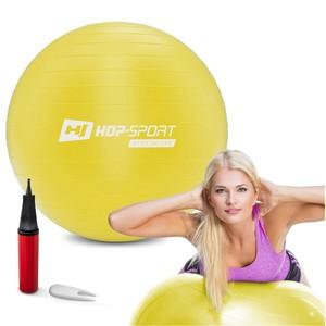 Gymnastický míč 45cm s pumpou - žlutý Hop-Sport