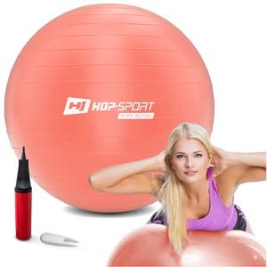 Gymnastický míč 70cm s pumpou - růžový Hop-Sport