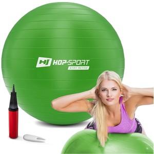 Gymnastický míč 75cm s pumpou - zelený Hop-Sport