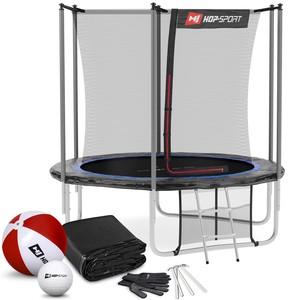 Trampolína 8ft (244 cm) s vnitřní sítí Černo/modrá Hop-Sport