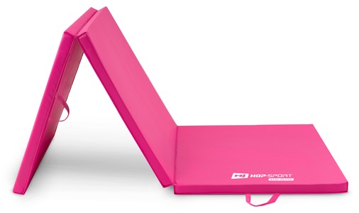 Skládací měkká gymnastická žíněnka 4cm HS-064FM růžová Hop-Sport