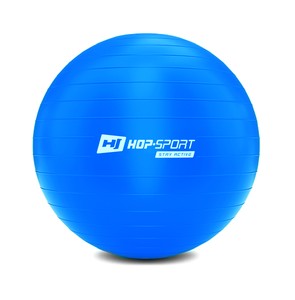 Gymnastický míč fitness 65cm s pumpou - modrý Hop-Sport