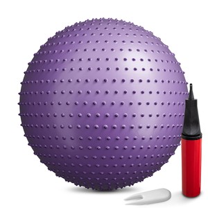 Gymnastický míč s výčnělky 65cm fialový Hop-Sport